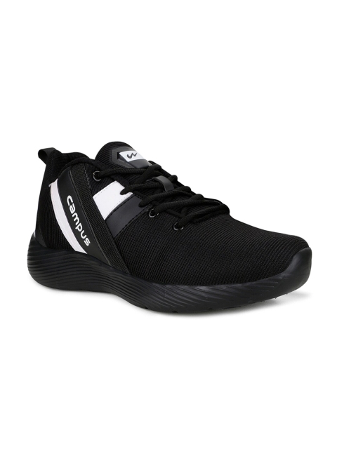 

Campus Men Black & White Running Shoes