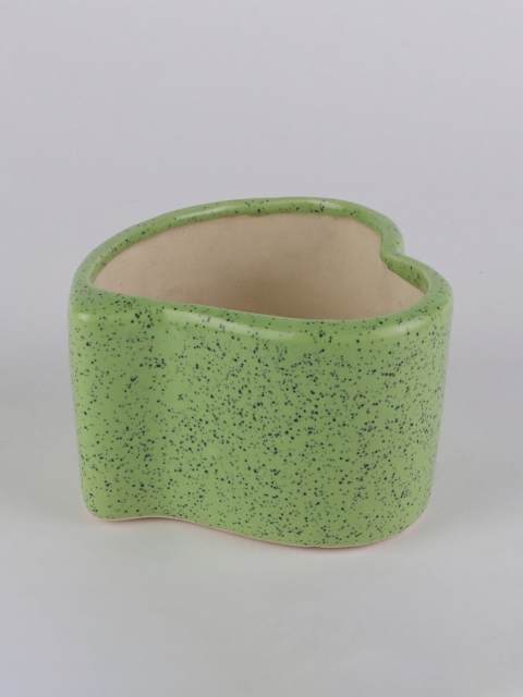 

Ferns N Petals Green & Black Printed Ceramic Planter