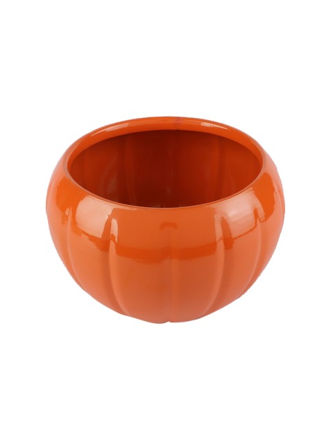 

Ferns N Petals Orange Solid Metal Planter