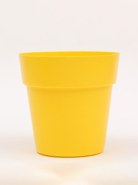 

Ferns N Petals Yellow Solid Plastic Planters