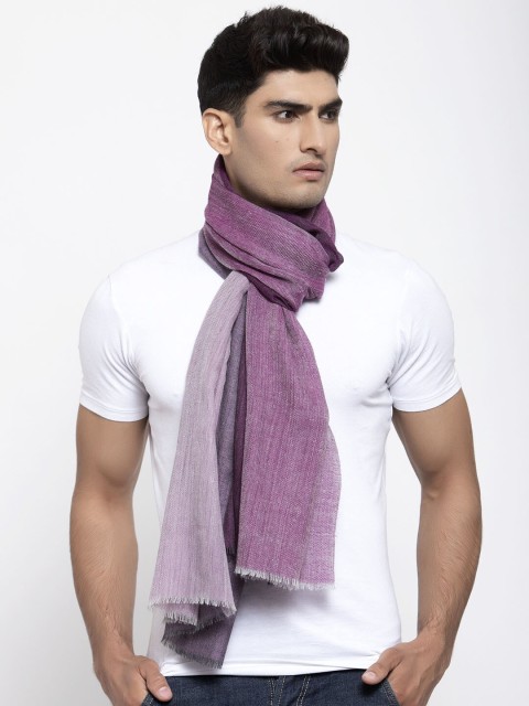 

Calvadoss Men Purple Woolen Muffler