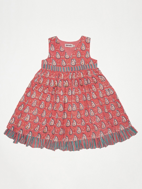 

Fabindia Pink Peplum Dress