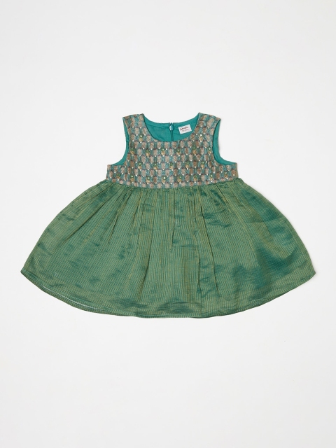 

Fabindia Green Floral Dress