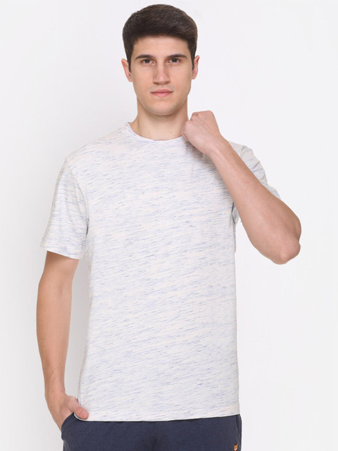 

Obaan Men White Cotton T-shirt