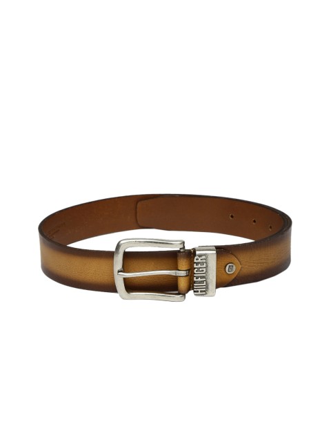 

Tommy Hilfiger Men Tan Brown Genuine Leather Belt
