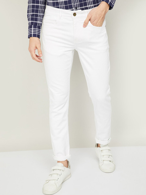 

Bossini Men White Slim Fit Jeans