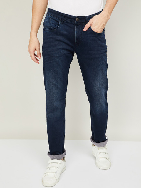 

Forca by Lifestyle Men Blue Light Fade Slim Fit Jeans