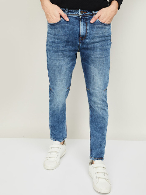 

Forca Men Blue Heavy Fade Stretchable Jeans