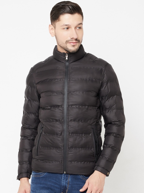 

METTLE Men Black Padded Jacket