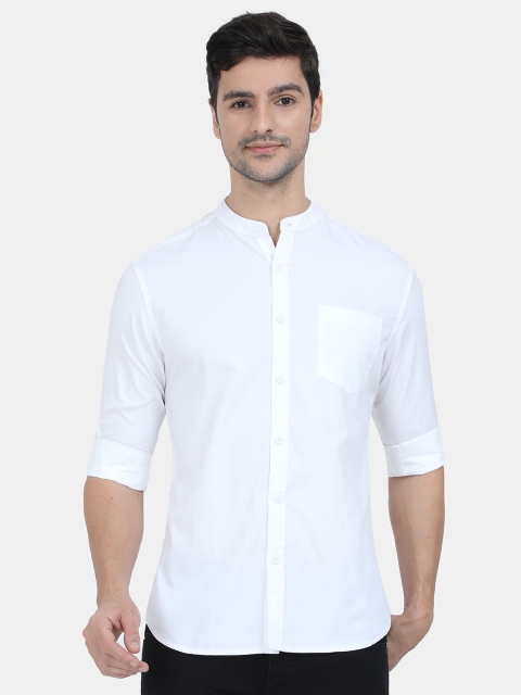 

HERE&NOW Men White Slim Fit Casual Shirt