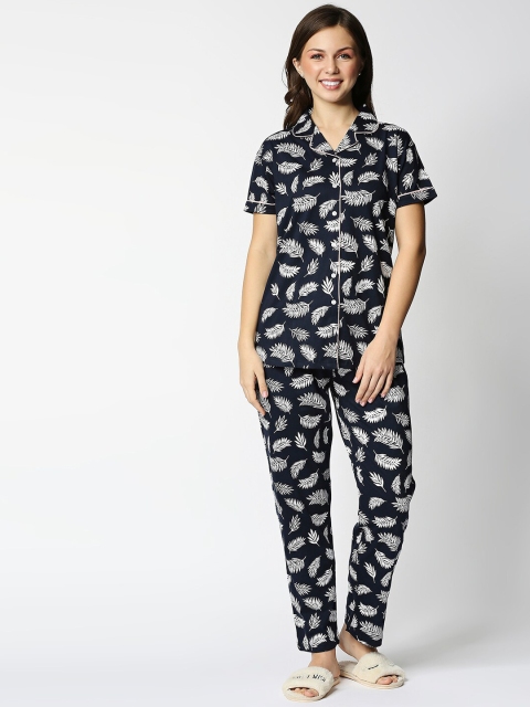 

beebelle Women Navy Blue Floral