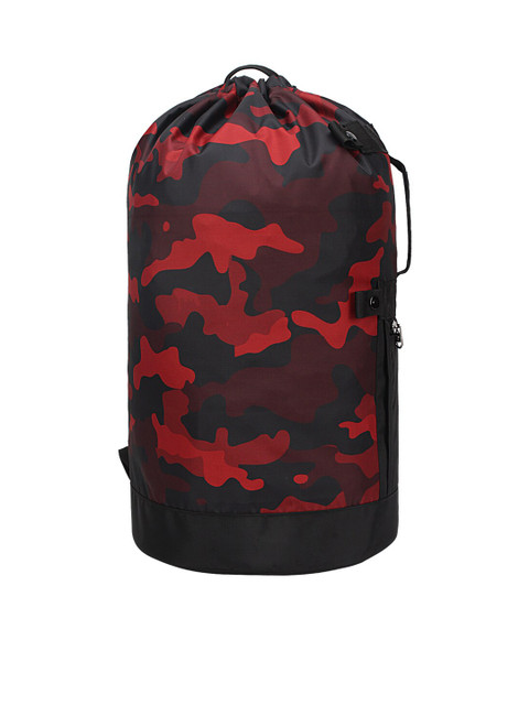 

URBAN TRIBE Unisex Red & Black Camouflage Printed Gym Backpack
