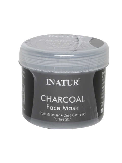 

Inatur Charcoal Face Mask - 125 g, Black