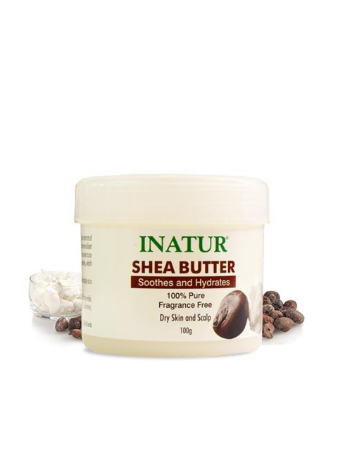 

Inatur Shea Butter Pure & Fragrance Free Cream 100 g, Beige