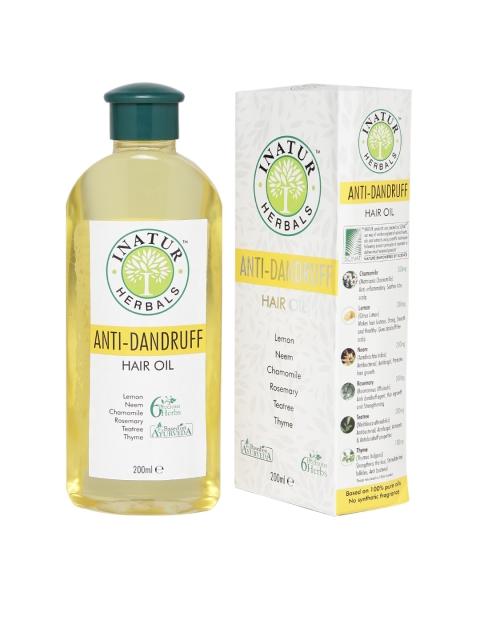 

Inatur Rosemary Anti Dandruff Hair Oil - 100 ml, Yellow