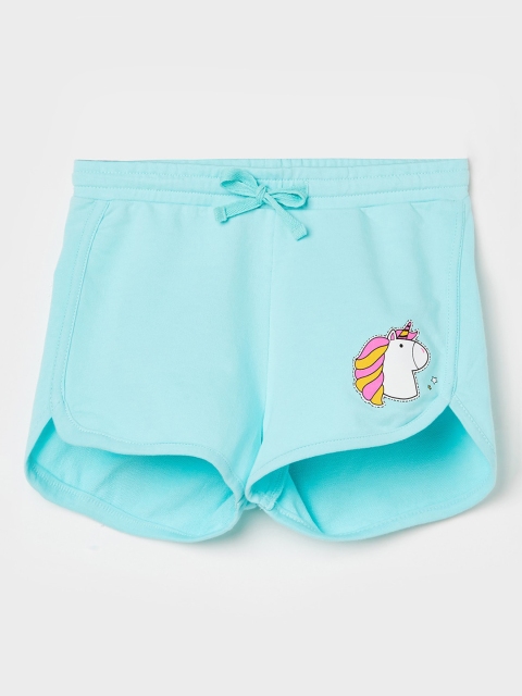 

Fame Forever by Lifestyle Girls Blue Printed Regular Shorts