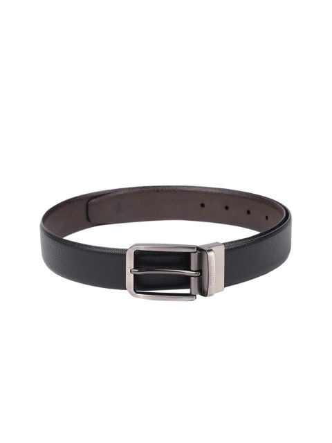 

Van Heusen Men Black & Brown Textured Reversible Leather Belt