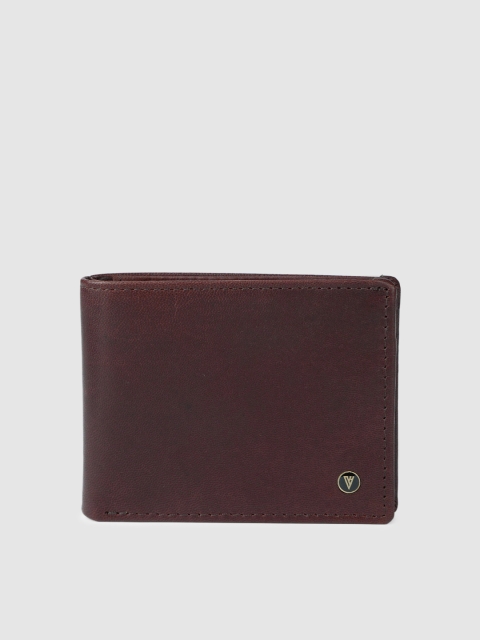 

Van Heusen Men Brown Leather Two Fold Wallet