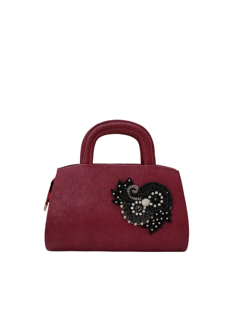 

Spice Art Maroon Bow Detail Purse Clutch