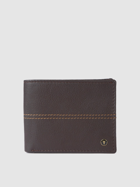 

Van Heusen Men Brown Leather Two Fold Wallet
