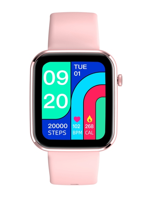 

French Connection Pink Solid Bluetooth Touch Smart Watch FCZ15.P