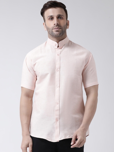 

KHADIO Men Beige Opaque Casual Shirt
