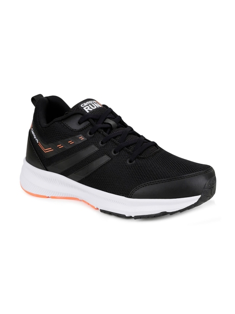 

Campus Men Black Mesh Running Shoes