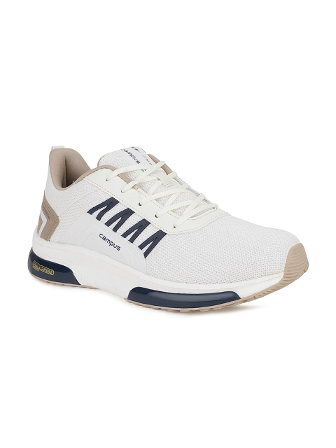 

Campus Men White Mesh Running Shoes