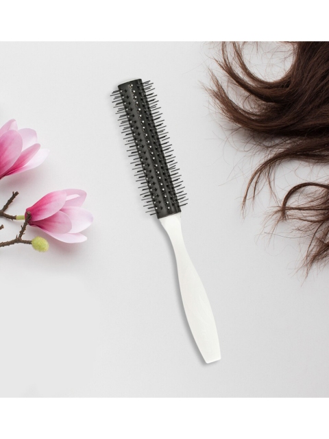 

Trisa White & Black Round Shape Hair Brush