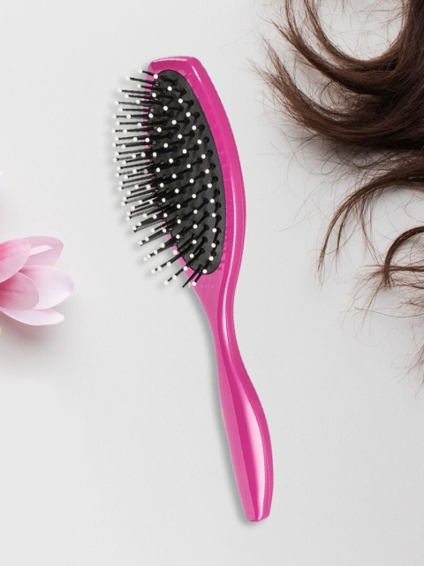 

Trisa Pink Hair Brush - Super Soft Bristles - Anytime Styling - 657727