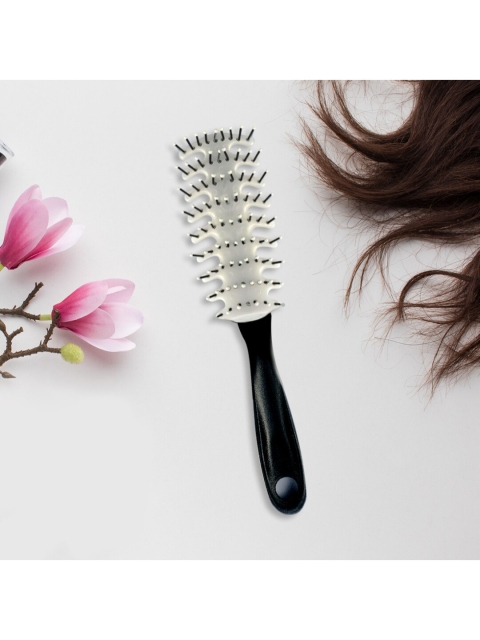 

Trisa Black Hair Brush with Soft Bristles