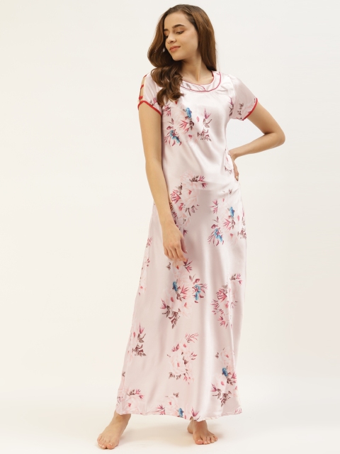

Sweet Dreams Pink Floral Print Maxi Nightdress
