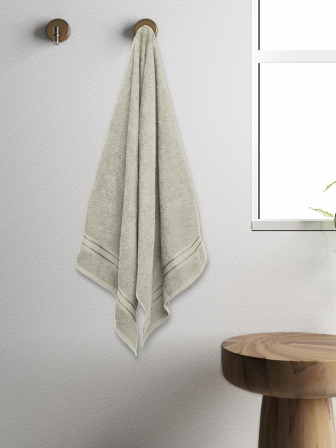 

CORE Designed by SPACES Beige Solid 400 GSM Pure Cotton Bath Towel