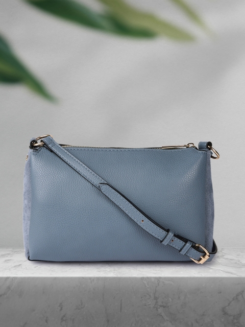 

Accessorize Blue Sofia Textured Sling Bag