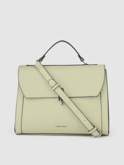 

Allen Solly Green PU Structured Satchel