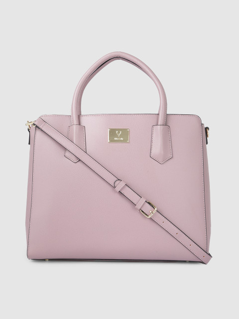 

Allen Solly Pink Solid Handheld Bag