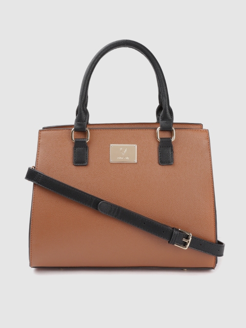 

Allen Solly Brown Solid Handheld Bag