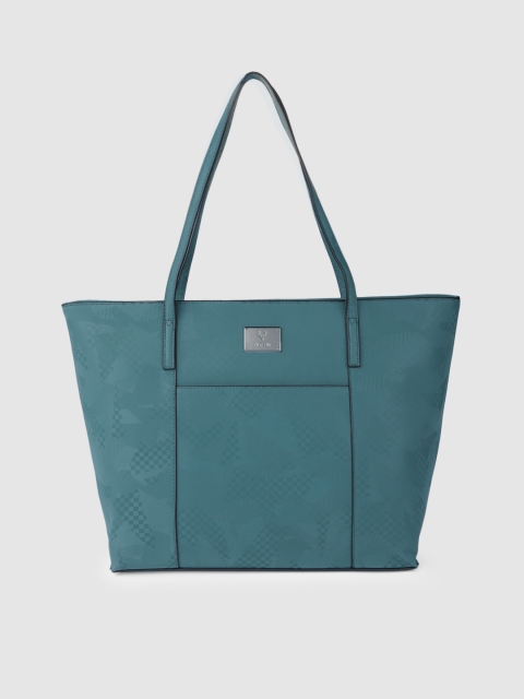 

Allen Solly Green PU Structured Shoulder Bag