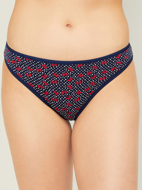 

Ginger by Lifestyle Women Navy Blue & Red Printed Briefs 8903735247202