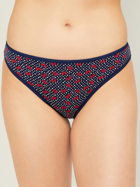 

Ginger by Lifestyle Women Pack of 2 Navy Blue & Red Printed Briefs 8903735247233