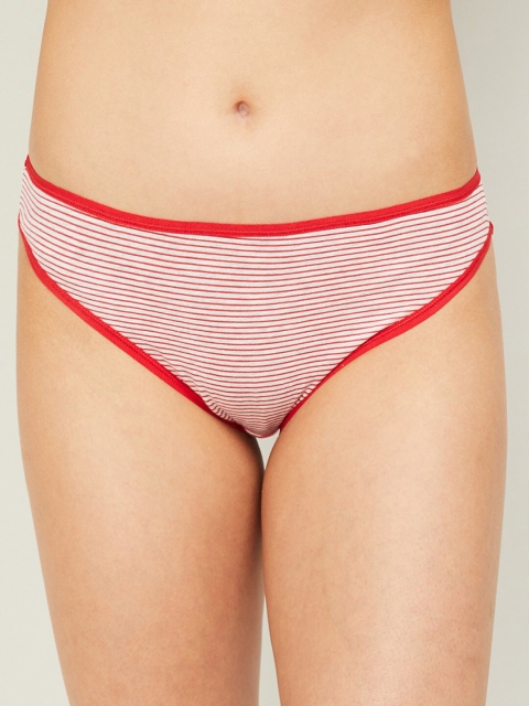 

Ginger by Lifestyle Women Navy Blue & Red Printed Briefs, Grey