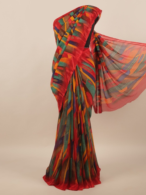 

Pothys Multicoloured Abstract Printed Saree, Multi