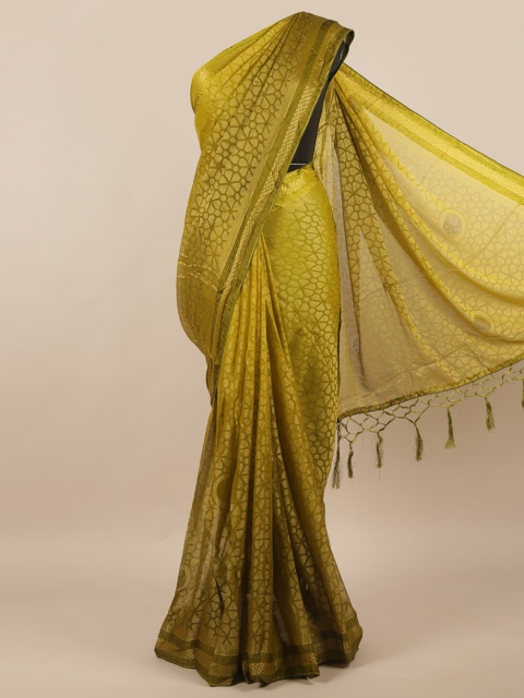 

Pothys Green Floral Saree