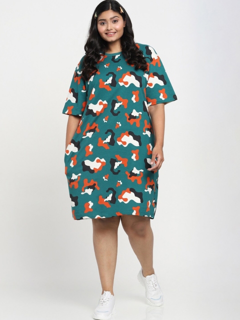 

Bewakoof Blue A-Line Dress