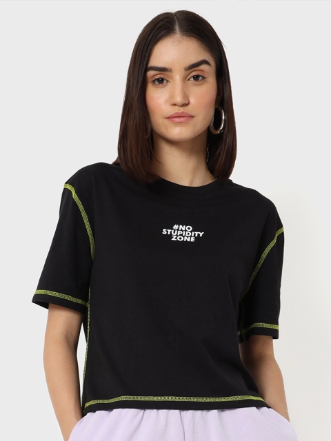 

Bewakoof Black Regular Top