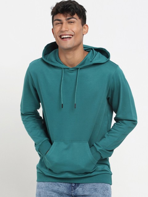 

Bewakoof Men Blue Hooded Sweatshirt