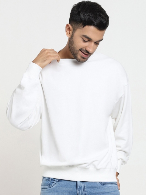 

Bewakoof Men White Sweatshirt