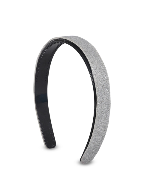 

Samsara Couture Girls Silver-Toned Knot Plastic Hairband