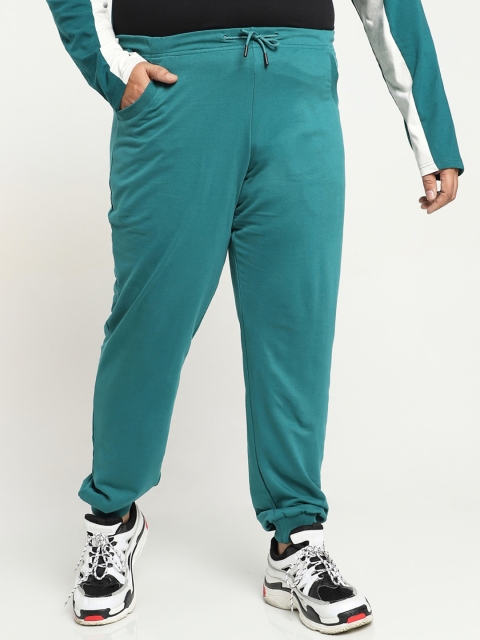 

Bewakoof Men Green Solid Relaxed Fit Joggers