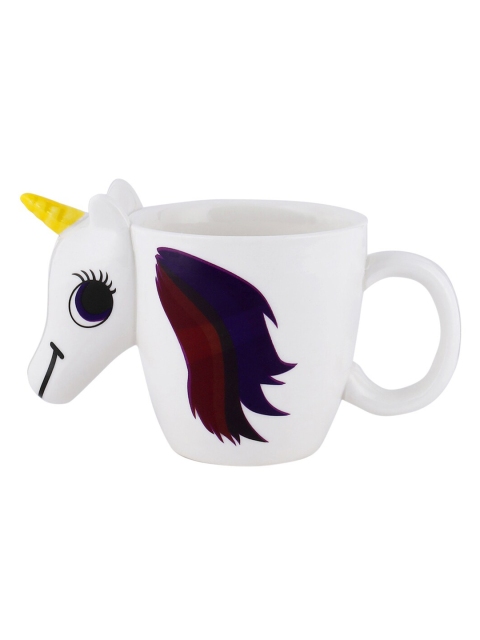 

BonZeaL White & Blue Unicorn Color Changing Ceramic Glossy Cup